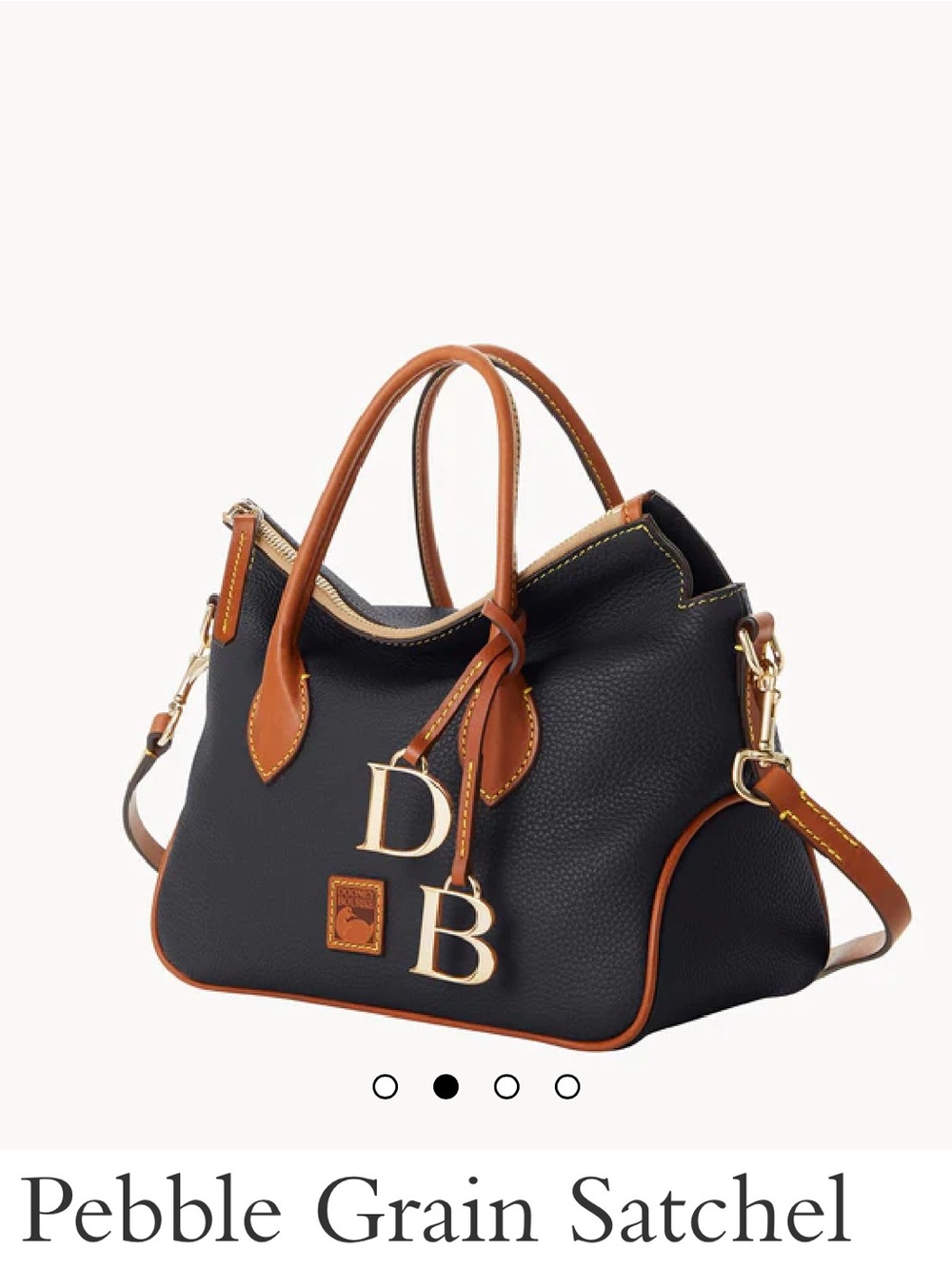 BRAND NEW Dooney and Bourke Pebble Grain Satchel - Picture 2 of 6